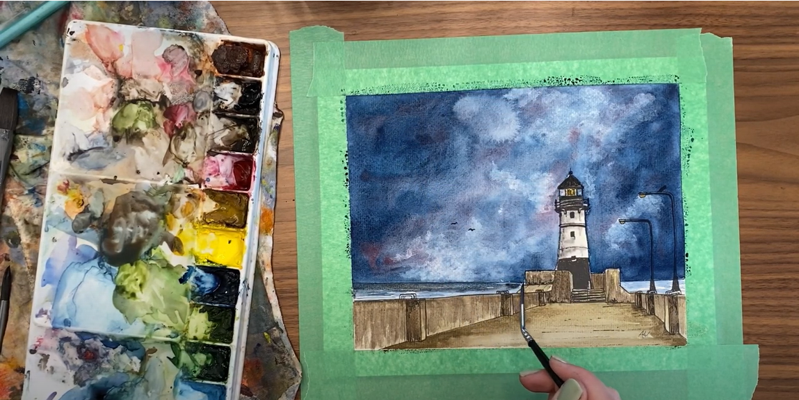 Lake Superior Lighthouse Paint Me Page