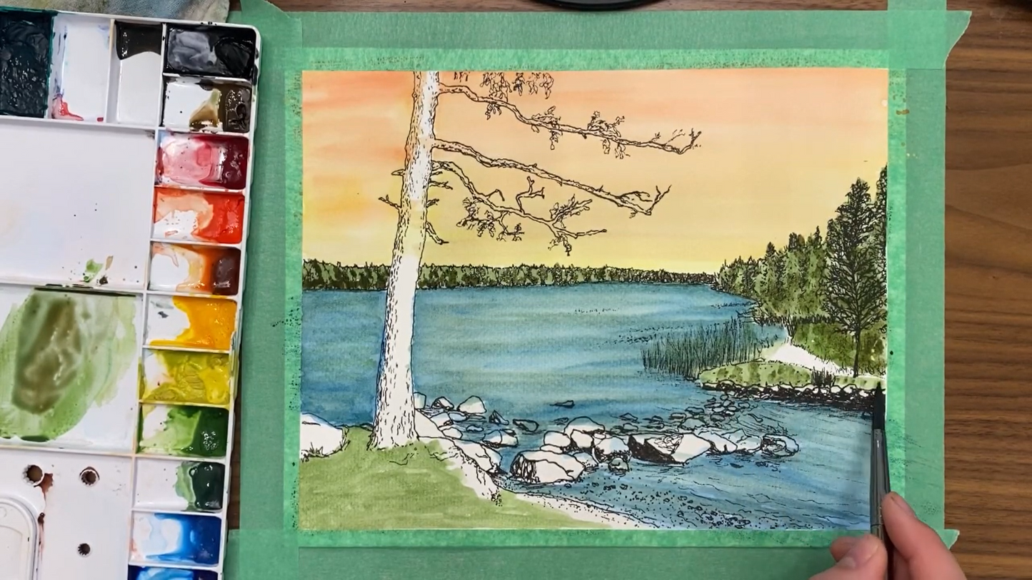 Lake Itasca Paint Me Page