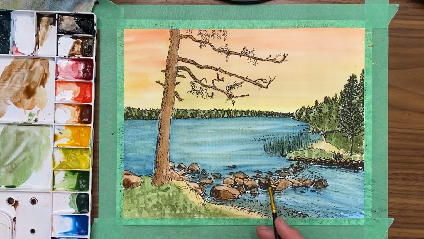 Lake Itasca Paint Me Page