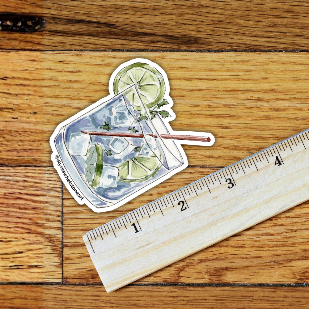 Gin and Tonic - Vinyl Decal Sticker