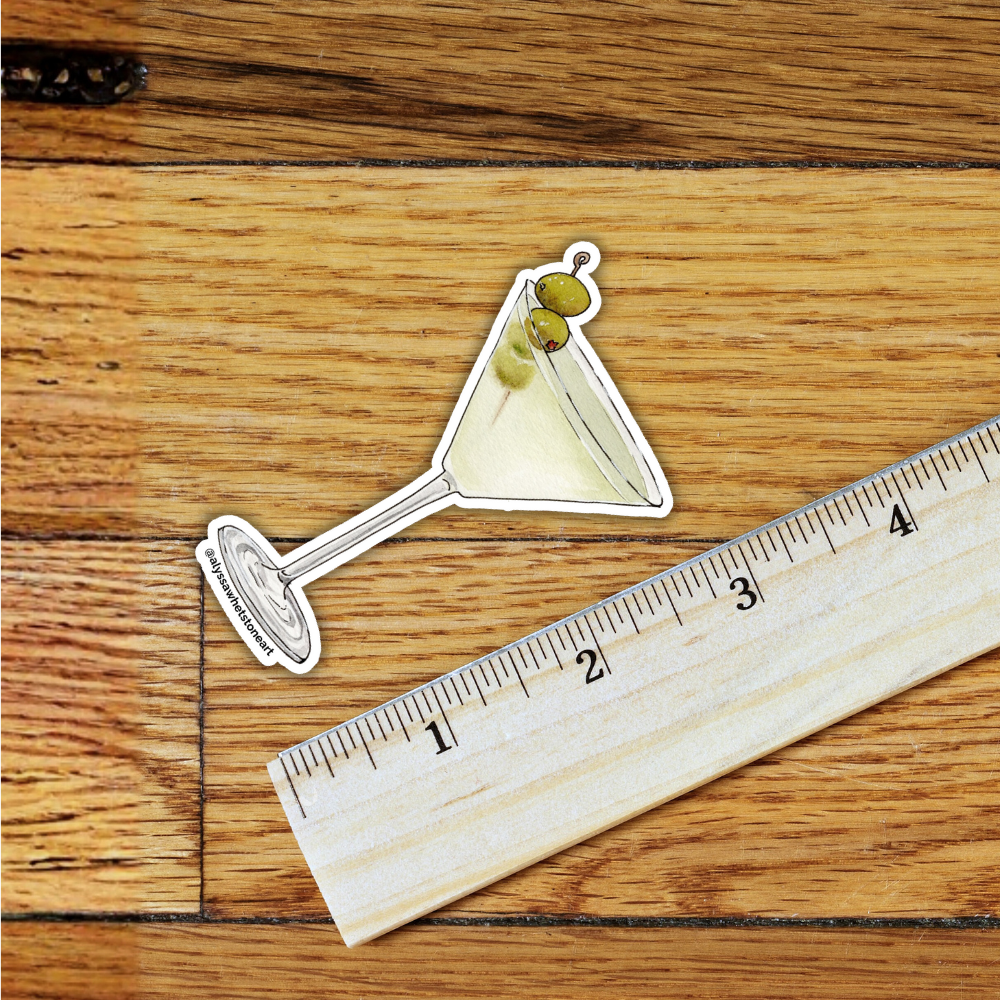 Dirty Martini - Vinyl Decal Sticker